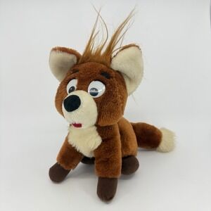 Vintage Knickerbocker Todd the Fox Disney Fox and the Hound Plush Brown 9 Inch
